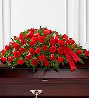 Dearly Departed Casket Spray