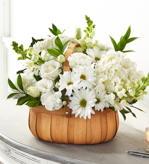 The FTD� Pure Ivory� Basket