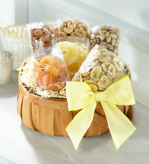 The FTD� Dried Fruit and Nuts Basket